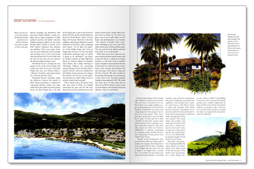 vacation homes magazine spread